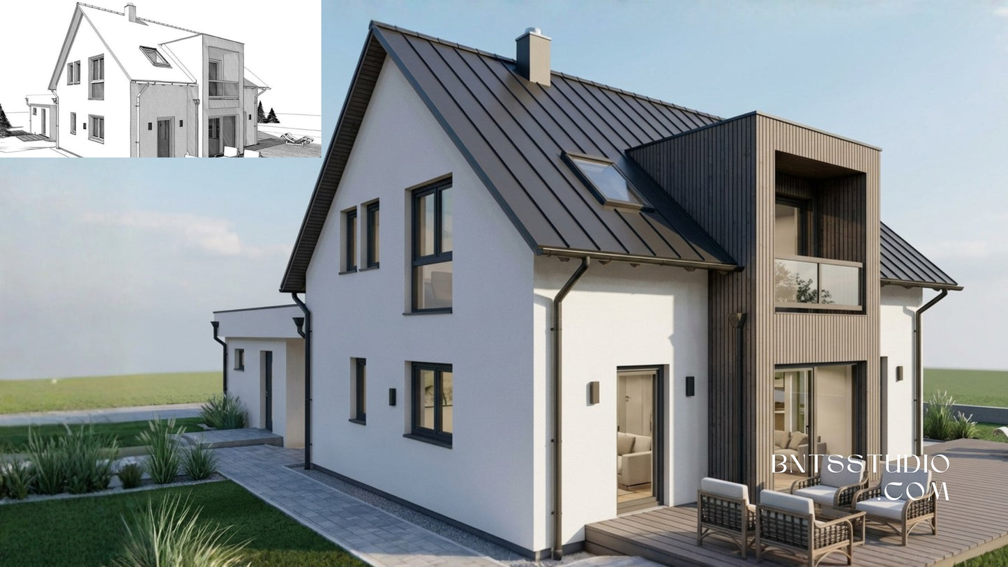 Conversion de plan 2D en visualisation 3D